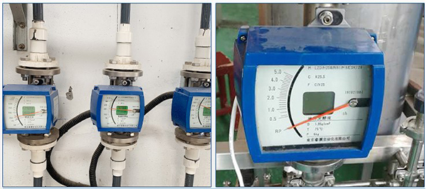 磁性浮子流量計現場安裝使用圖
