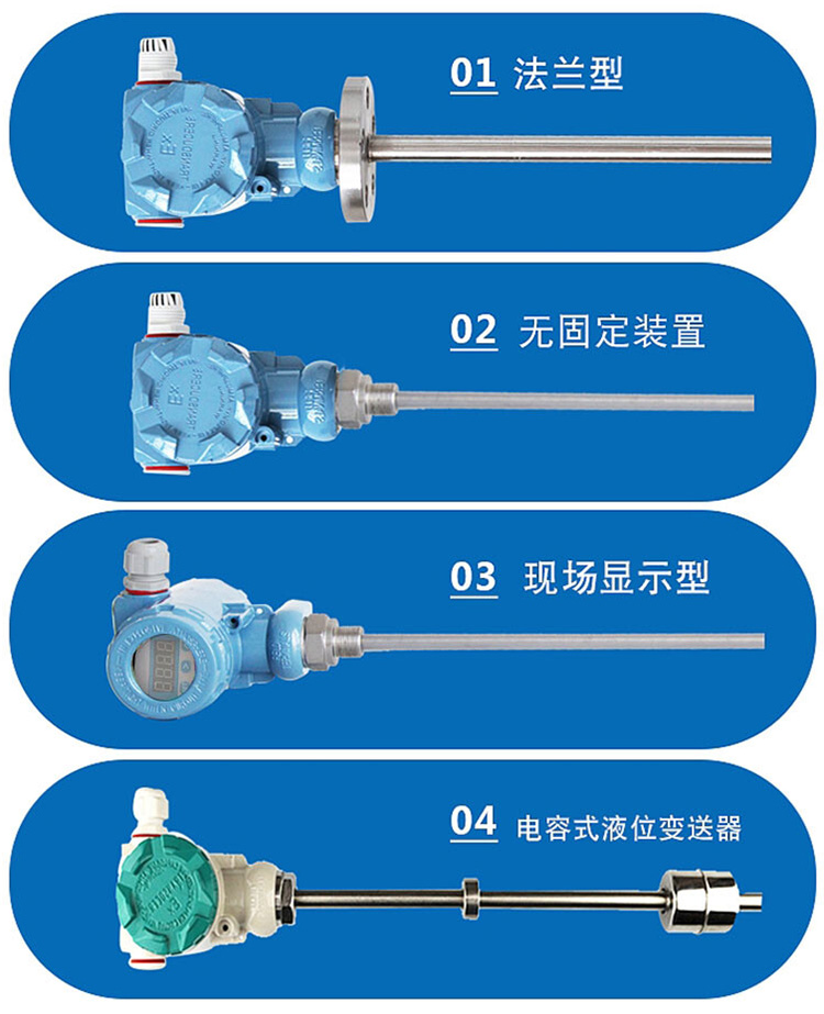 石油化工浮球液位計分類圖