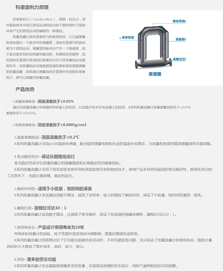 質量流量計工作原理及產品優勢