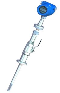 高溫型熱式氣體質量流量計插入型安裝結構圖